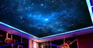 Натяжной потолок звездное небо Минусинск, цена от 5224 руб.